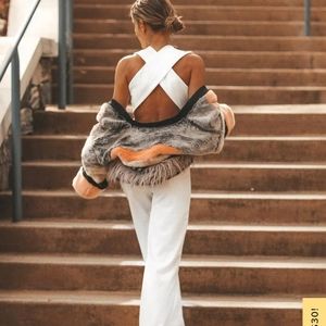 Lulus White Jumpsuit NWOT